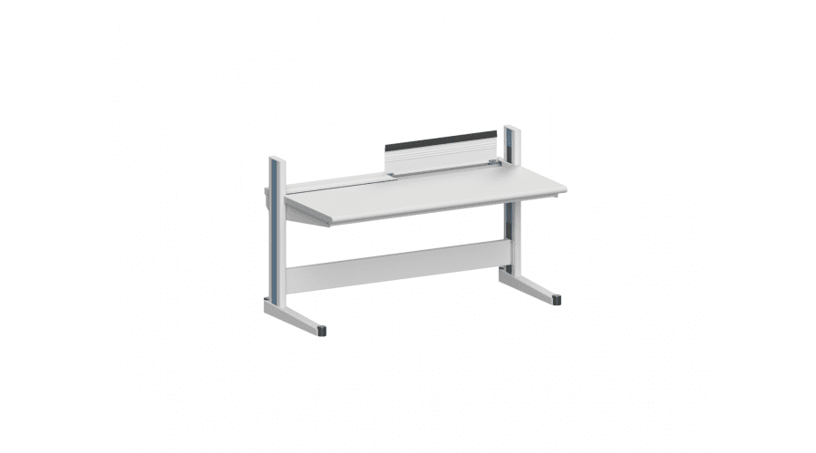 Tischsystem inklusive Kabelwanne Karl Quadro
