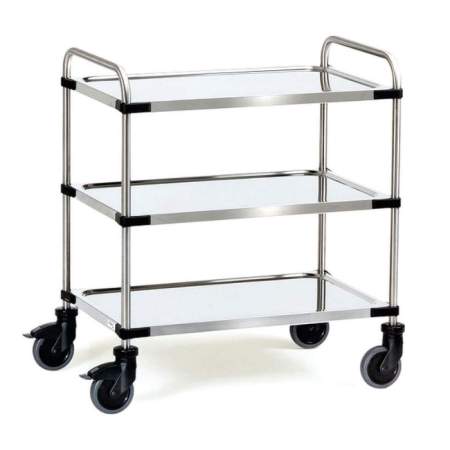 Stainless steel trolley