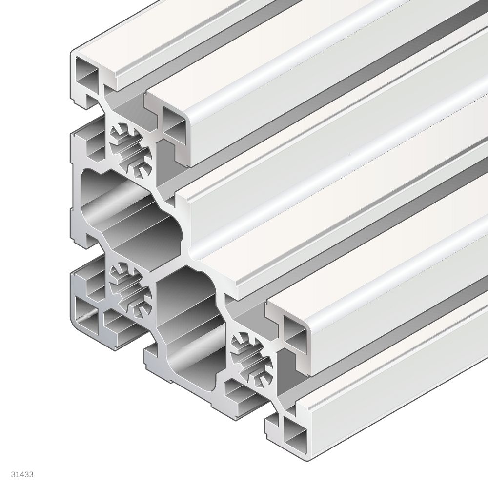 Strebenprofile Nut 10 R45