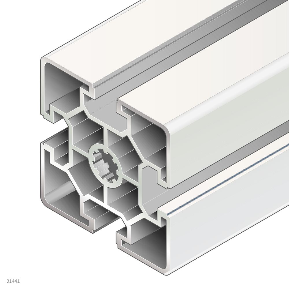 Strebenprofile Nut 10 R60