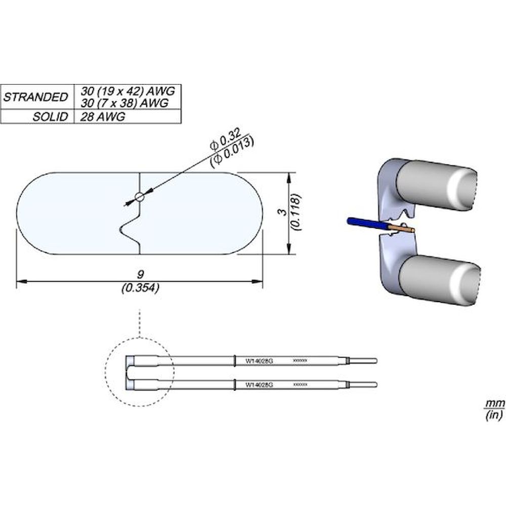 JBC Soldering tips W140 for WS140