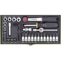 Socket sets in sturdy steel cases