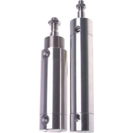 Edelstahl-Rundzylinder ISO 6431