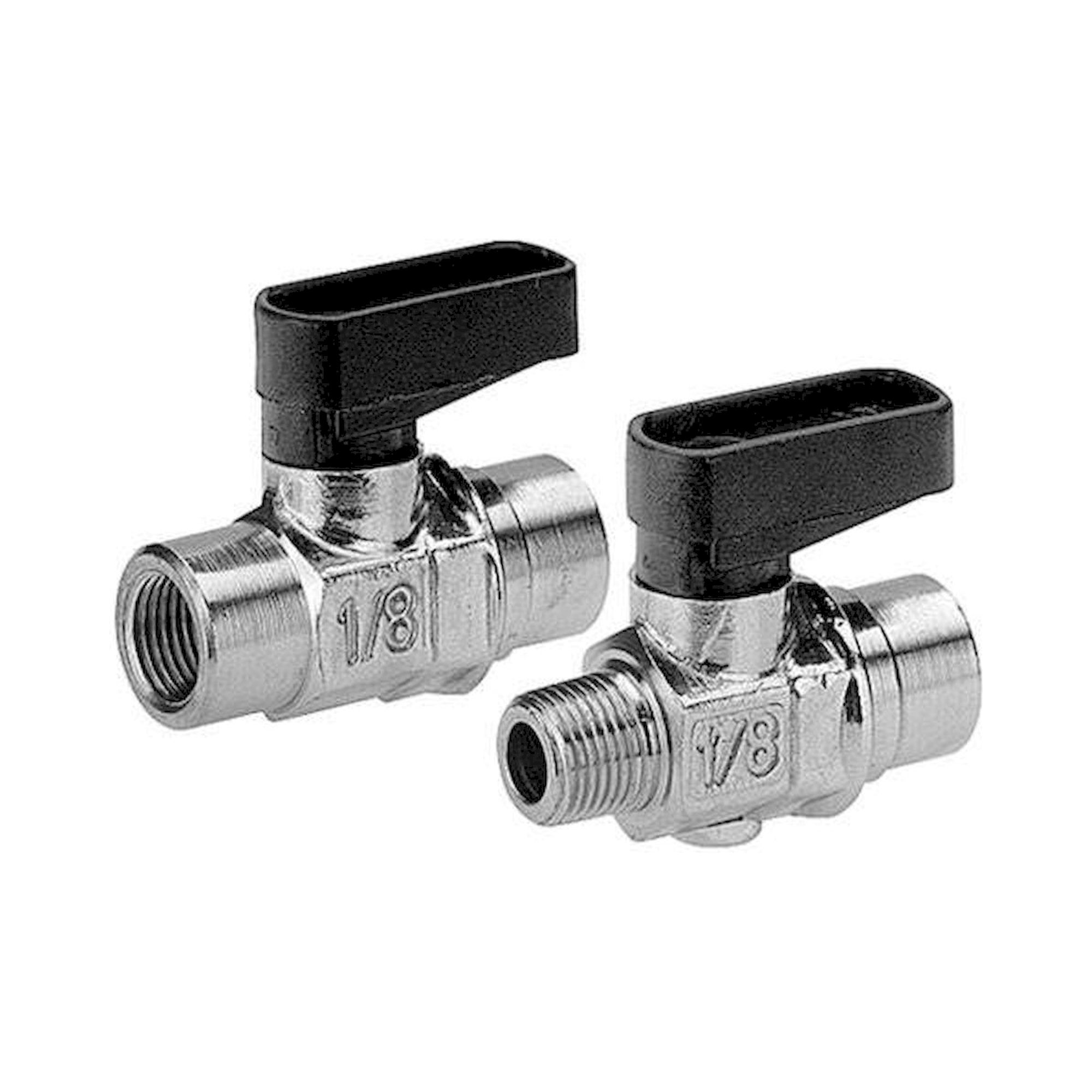 Aventics 1823391910 (SC01-G1/8-G1/8) 2/2-Wegeventil-Absperrhahn, Serie SC01