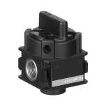 Aventics 0821300772 (NL1-BAV-G018-SOM-MAN-DS) 3/2-Absperrventil, mechanisch betätigt, Serie NL1-BA