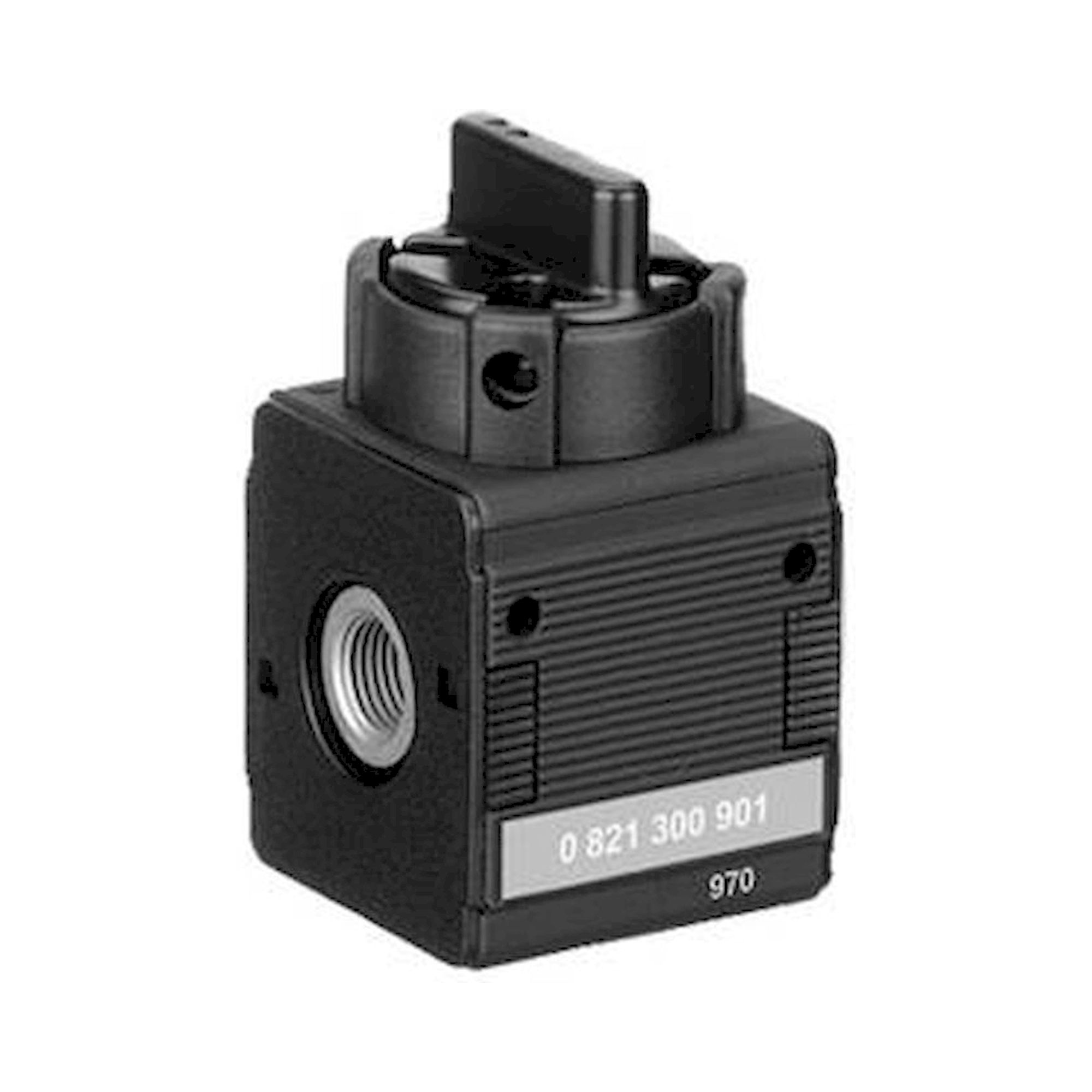 Aventics 0821300903 (NL2-BAV-G038-SOM-MAN-SS) 3/2-Absperrventil, mechanisch betätigt, Serie NL2-BA