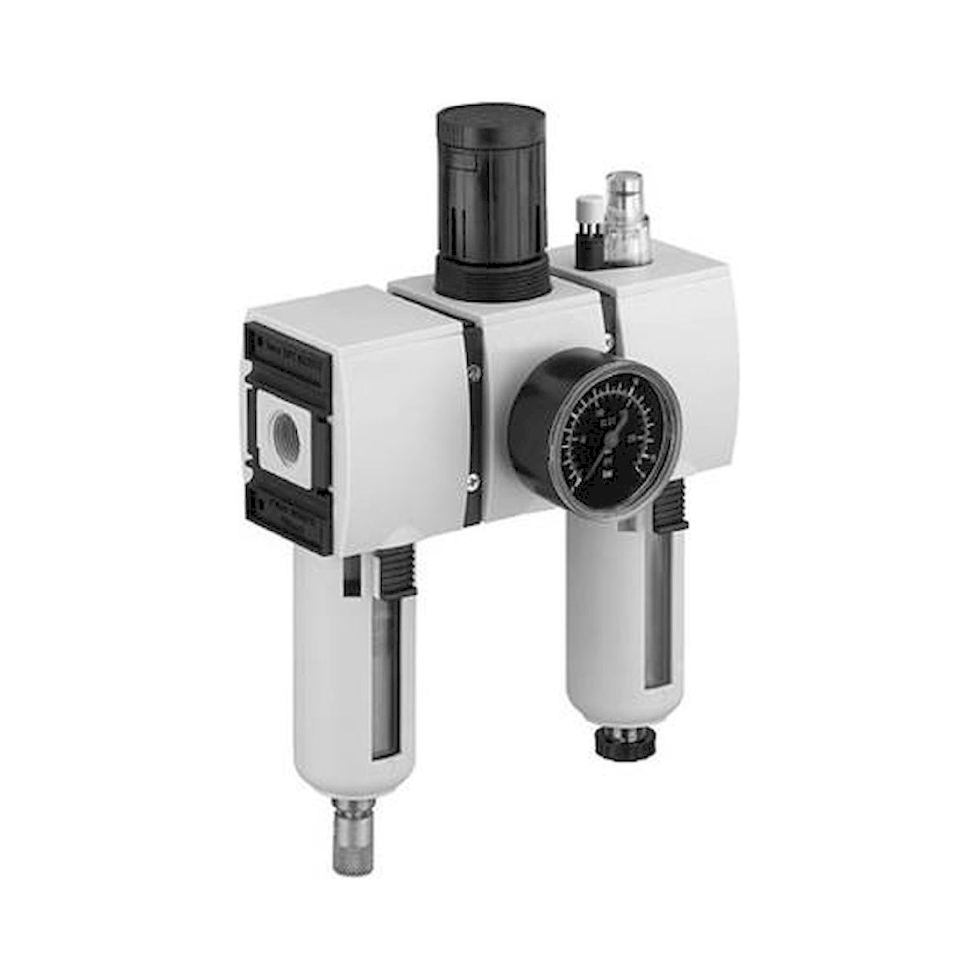 Aventics R412007329 (AS3-ACT-G012-GAU-080-PBP-AC-05) Wartungseinheit, 3-teilig, Serie AS3-ACT