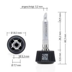 Ersa 0142ADLF32. Ersadur Lötspitze für i-Tool MK2 & i-Tool Trace, angeschrägt 3,2 mm