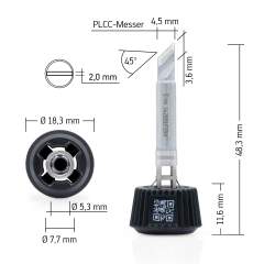 Ersa 0142BDLF20. Ersadur Lötspitze für i-Tool MK2 & i-Tool Trace, PLCC-Messer 2,0 mm