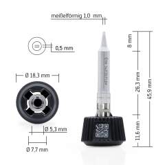 Ersa 0142CDLF10. Ersadur Lötspitze für i-Tool MK2 & i-Tool Trace, meißelförmig 1,0 mm