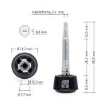 Ersa 0142CDLF24L. Ersadur Lötspitze für i-Tool MK2 & i-Tool Trace, verlängert, meißelförmig 2,4 mm