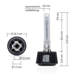 Ersa 0142CDLF46A. Ersadur Lötspitze für i-Tool MK2 & i-Tool Trace, asymmetrisch, meißelförmig 4,6 mm