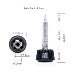 Ersa 0142PDLF01. Panne Ersadur pour i-Tool MK2 & i-Tool Trace, pointe de crayon 0,1 mm