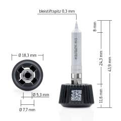 Ersa 0142PDLF03. Ersadur Lötspitze für i-Tool MK2 & i-Tool Trace, bleistiftspitz 0,3 mm