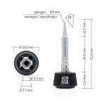 Ersa 0142SDLF08L. Panne Ersadur pour i-Tool MK2 & i-Tool Trace, courbée, rallongée, pointe crayon 0,8 mm
