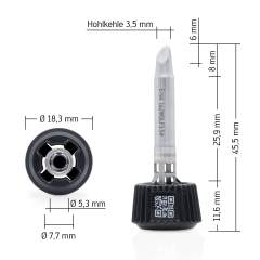 Ersa 0142WDLF35. Ersadur Lötspitze für i-Tool MK2 & i-Tool Trace, Hohlkehle 3,5 mm