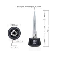 Ersa 0142PDLF03L. Ersadur Lötspitze für i-Tool MK2 & i-Tool Trace, verlängert, bleistiftspitz 0,3 mm