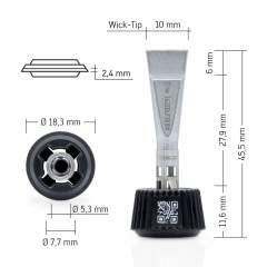 Ersa 0142ZDLF100. Ersadur Lötspitze für i-Tool MK2 & i-Tool Trace, Wick-Tip 10 mm