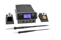 Ersa 0ICV2005AI. Vario 2 MK2, ESD 2 Kanal Löt-& Heissluftstation mit i-TOOL 150W & AIR-TOOL 200W, Auto-Standby