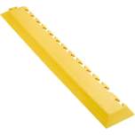 Ecotile E59.600/1. PVC corner ramp, yellow, 10 mm > 1 mm, 590x70 mm