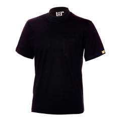ESD T-Shirt Kurzarm, Rundhals, 96% Baumwolle, 4% Leitgarn, schwarz
