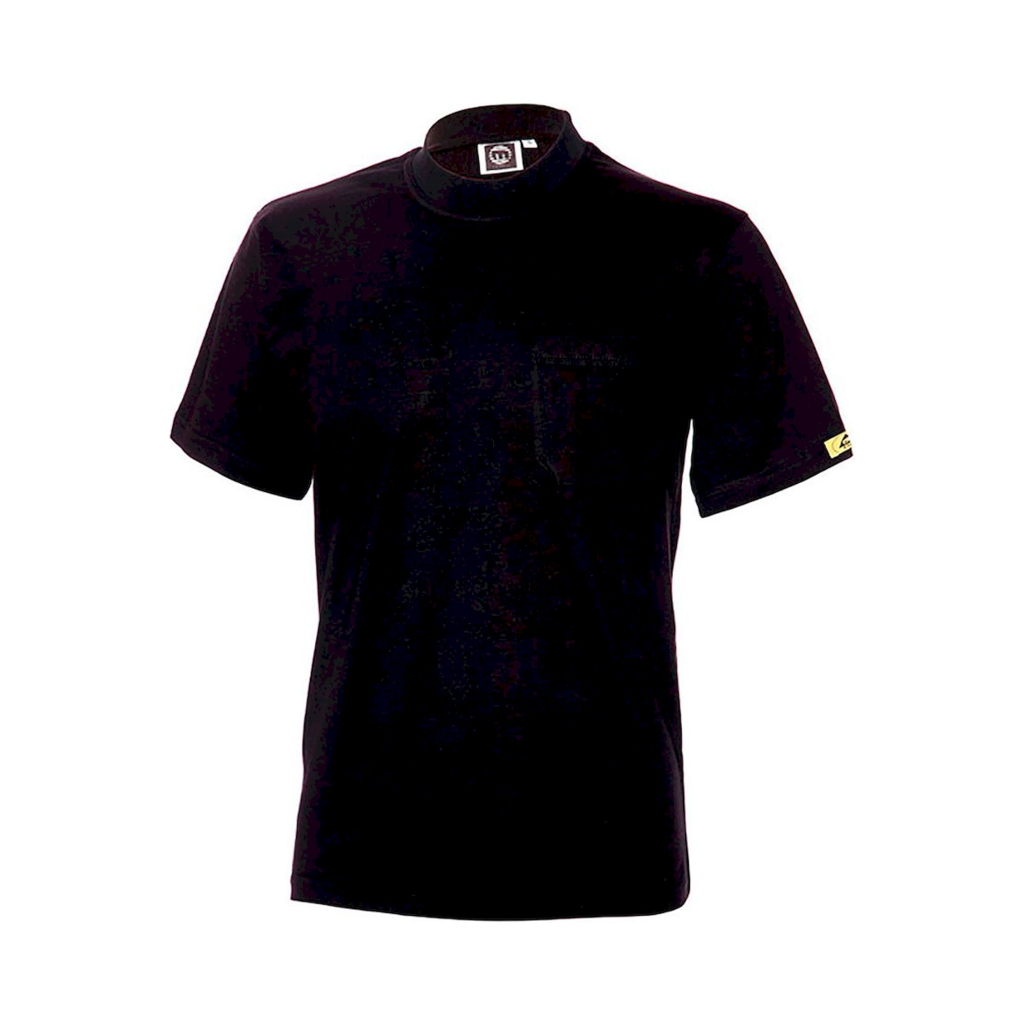 ESD T-Shirt Kurzarm, Rundhals, 96% Baumwolle, 4% Leitgarn, schwarz
