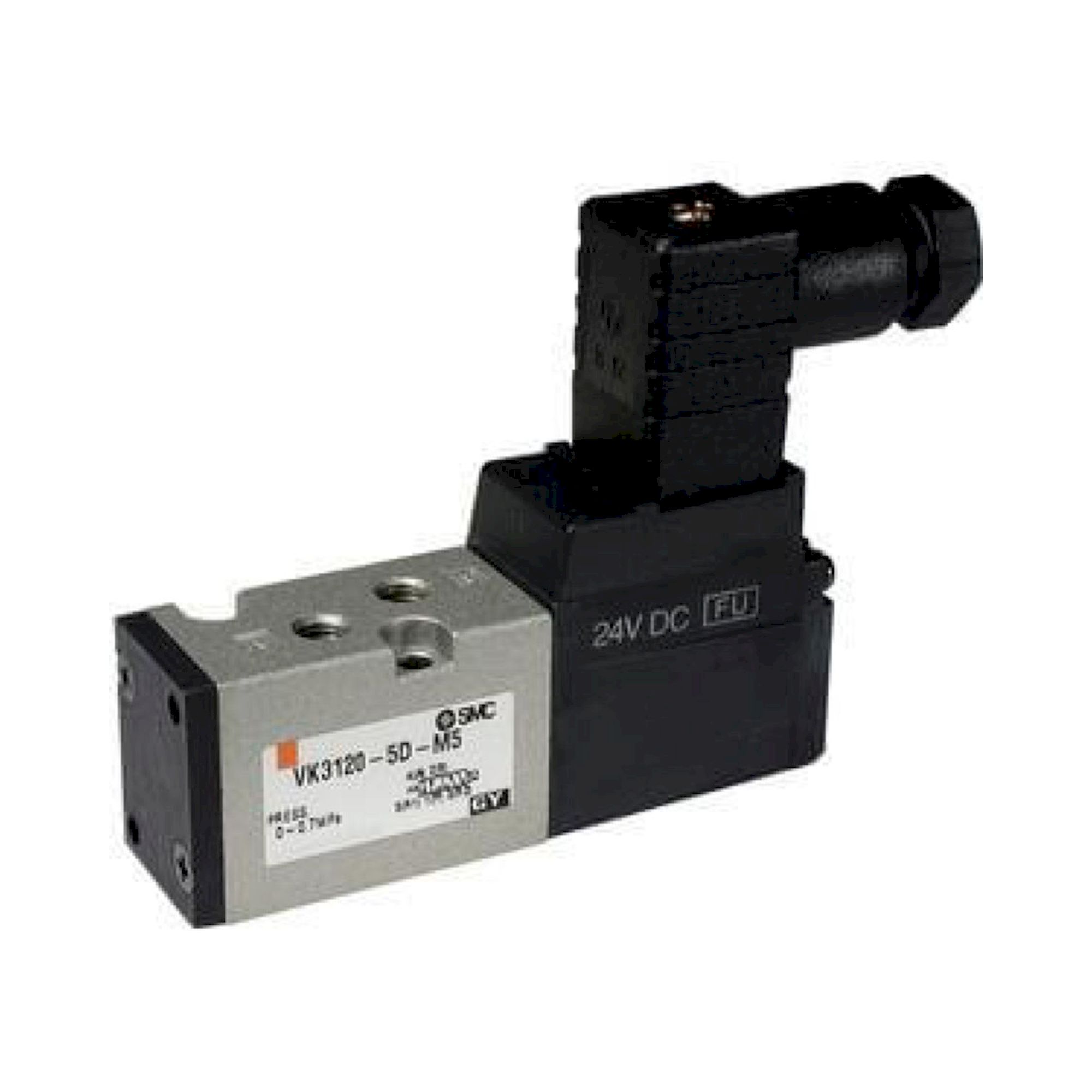 SMC VK3120-5DO-M5-Q. VK3000, 5 Port Solenoid Valve, Direct Poppet, Rubber Seal