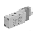 SMC SYJ5120-5LOU-M5-Q. SYJ5000, 4/2-, 5/2-, 5/3-Wege-Magnetventil mit weichdichtendem Schieber, Flanschversion und Rohrversion