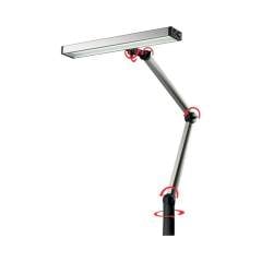 LED2WORK 120610-01. LED Beleuchtung UNILED II Gelenkarm, Tischklemme, 100° - 16W, 230V AC