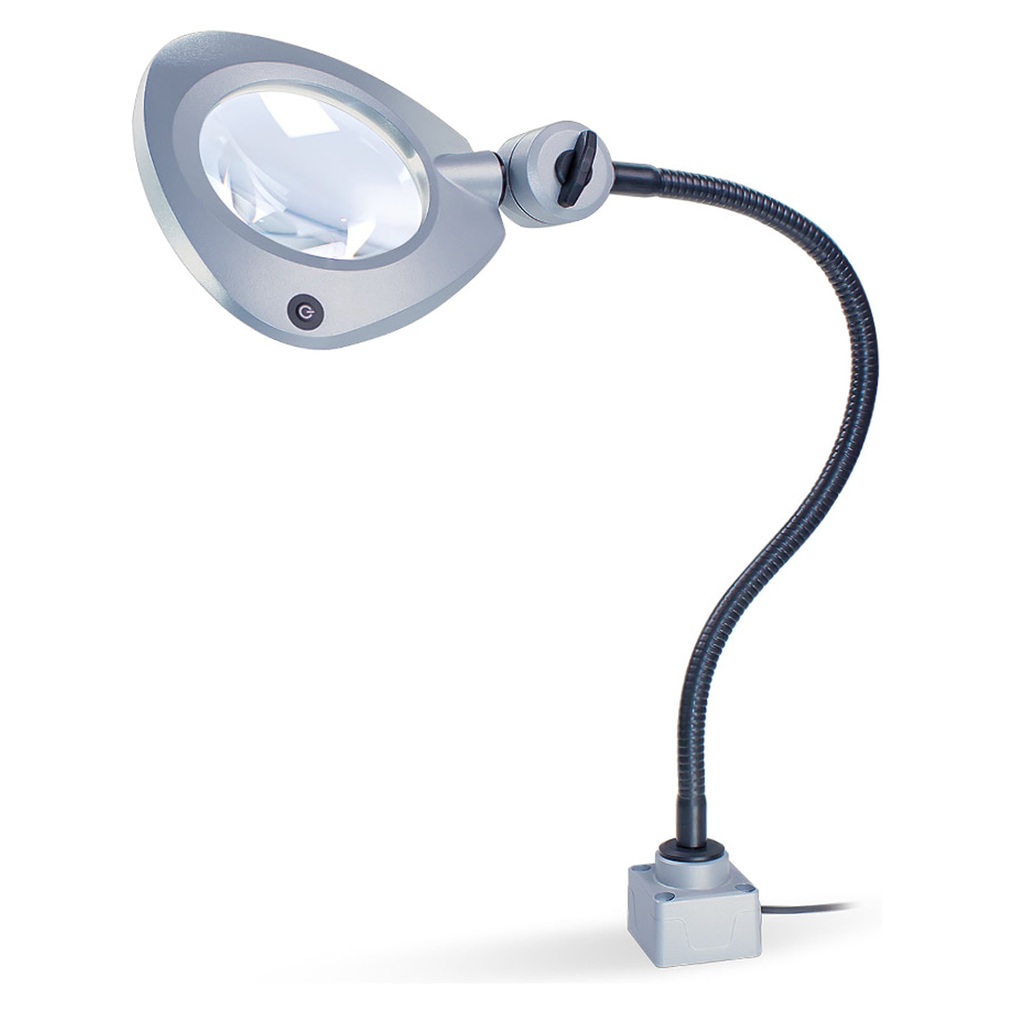CENALED LENS Lupenleuchte Flexarm 500mm 8,4W Ø116mm Glaslinse, IP54 - LED2WORK 121110-01