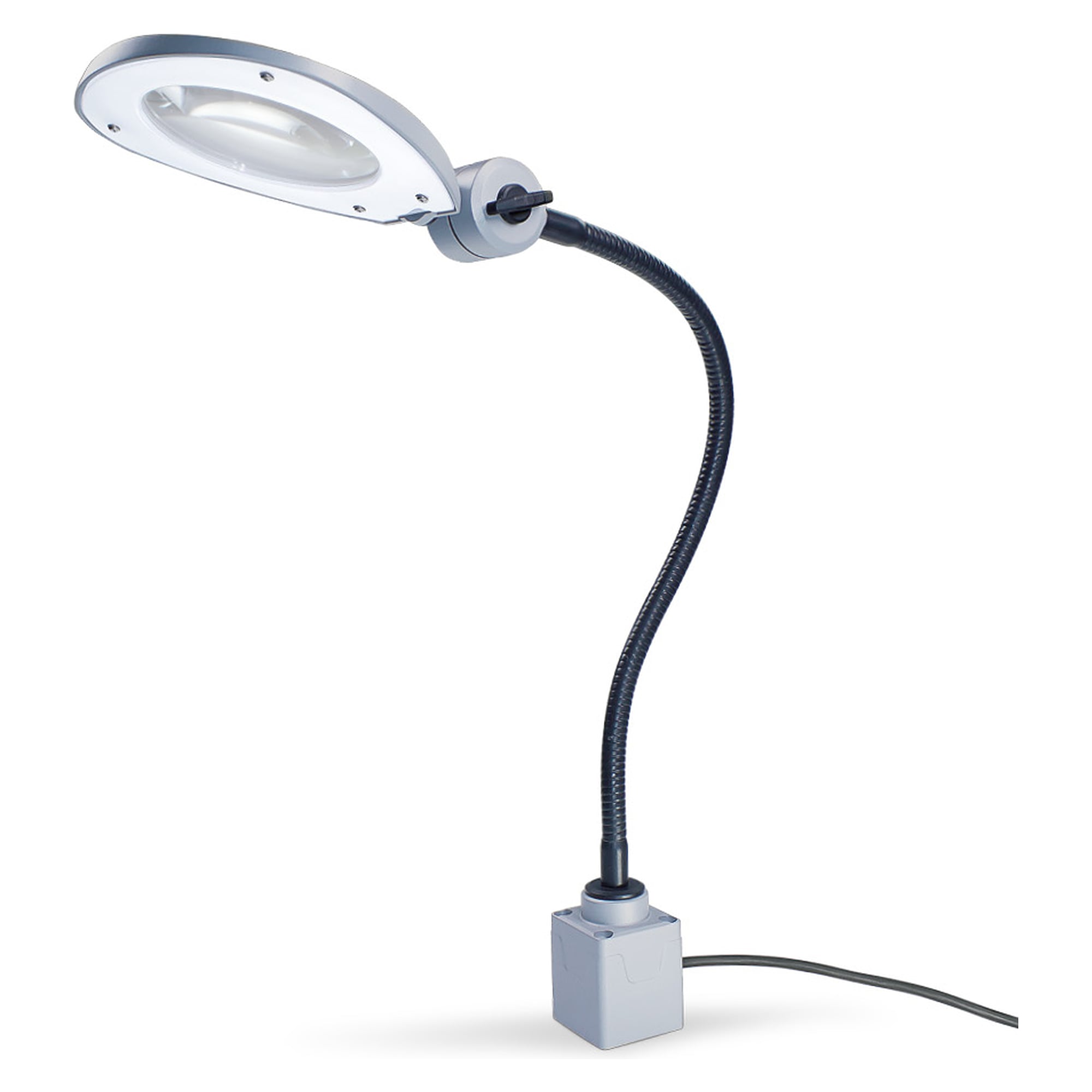 Lampe-loupe CENALED LENS bras flexible 500mm 9W Ø116mm AC, IP54 - LED2WORK 121110-11