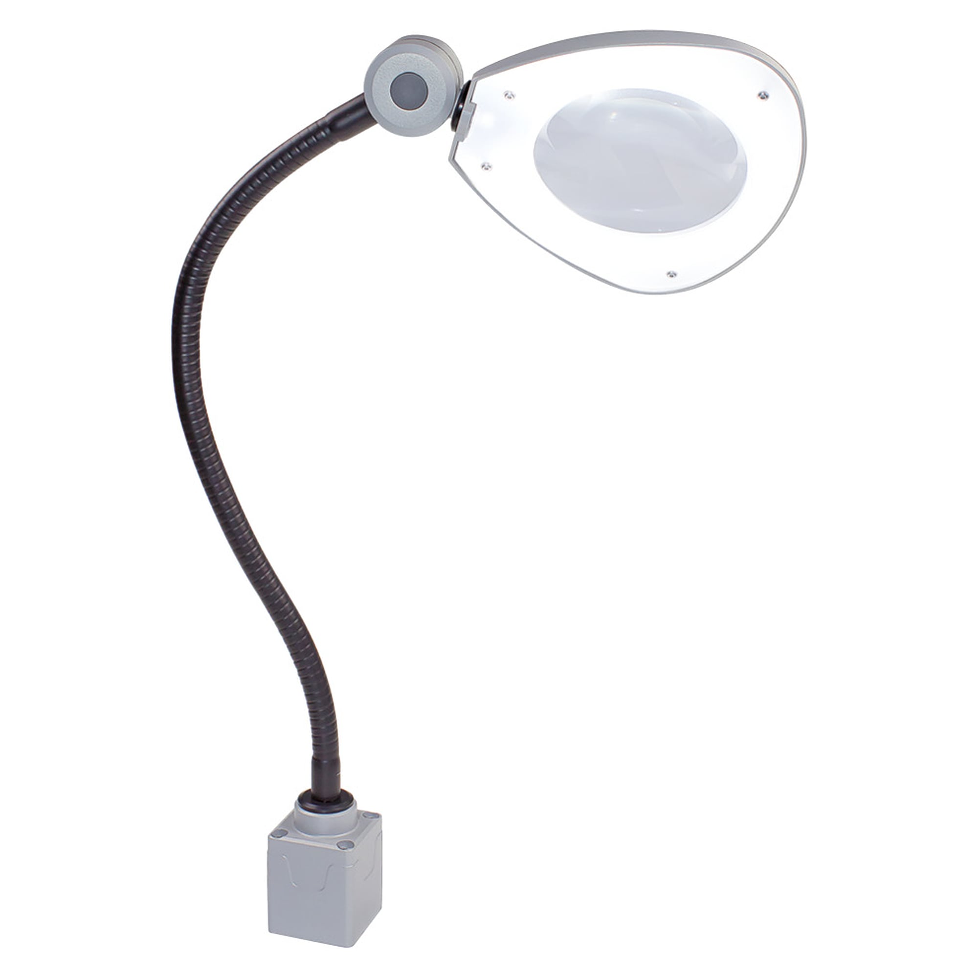 Lampe-loupe CENALED LENS bras flexible 500mm 9W Ø116mm AC, IP54 - LED2WORK 121110-11