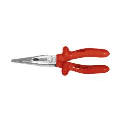 Bernstein 13-207-VDE. VDE telephone pliers 205 mm straight with wire  cutter serrated jaws