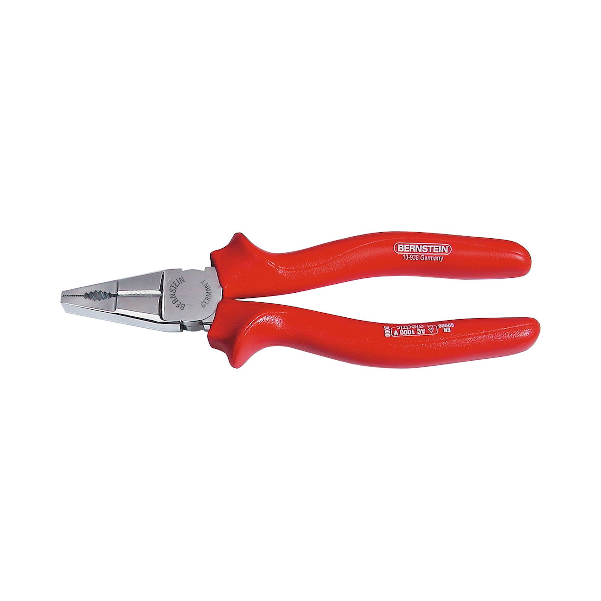 Bernstein 13-938-VDE. VDE combination pliers 210 mm with serration