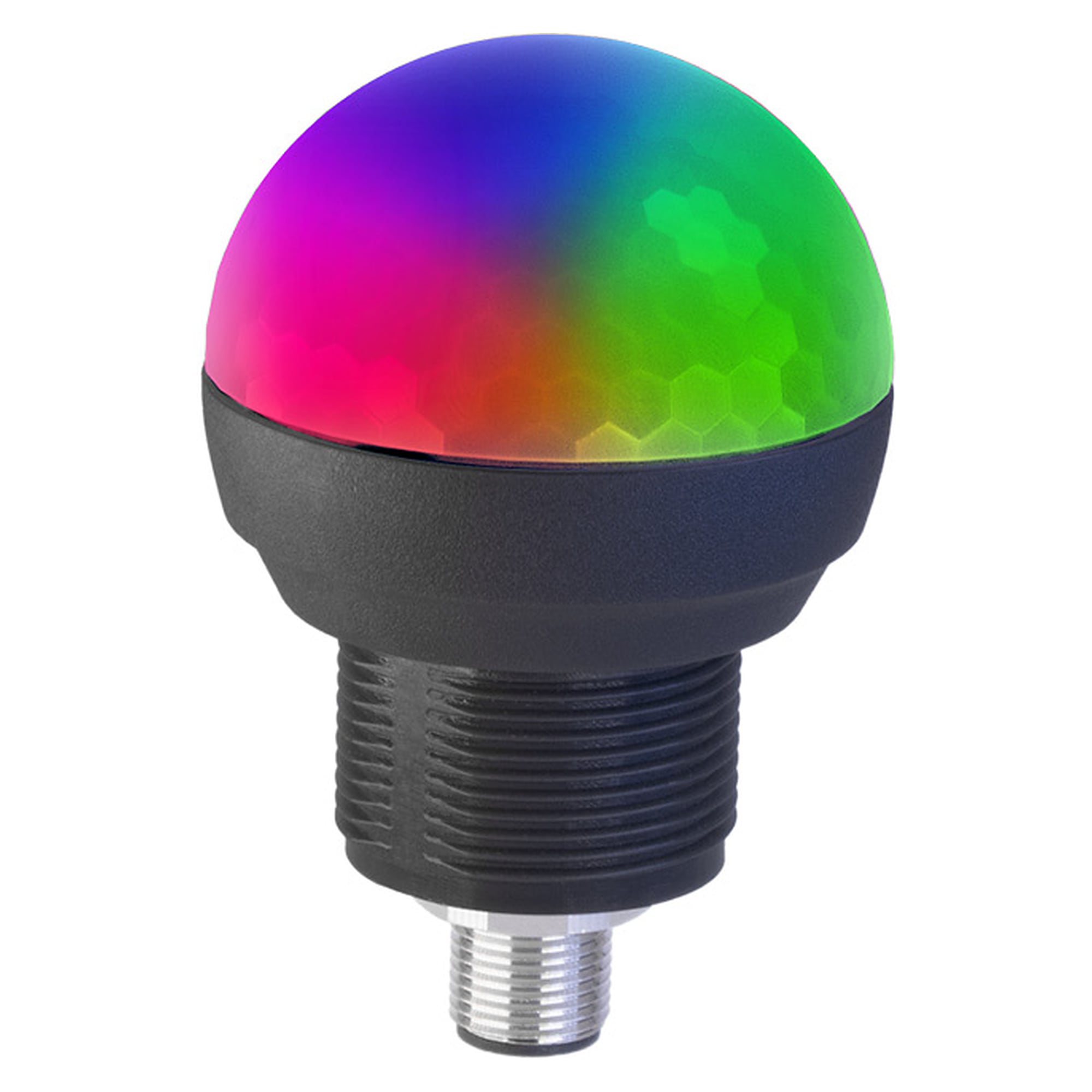 DOMELED IO-Link Signalleuchte Multicolor Ø50 mm, 180°, 24V DC, IP67 - LED2WORK 130190-11