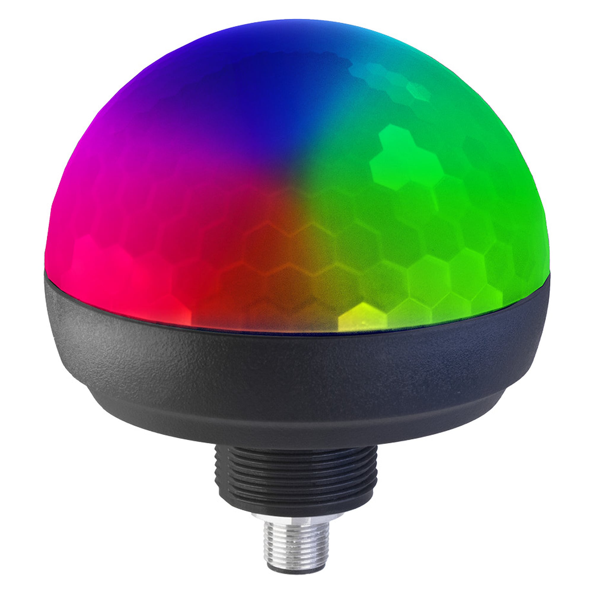 DOMELED IO-Link voyant multicolore Ø90 mm, 180°, 24V DC, IP67 - LED2WORK 130290-11