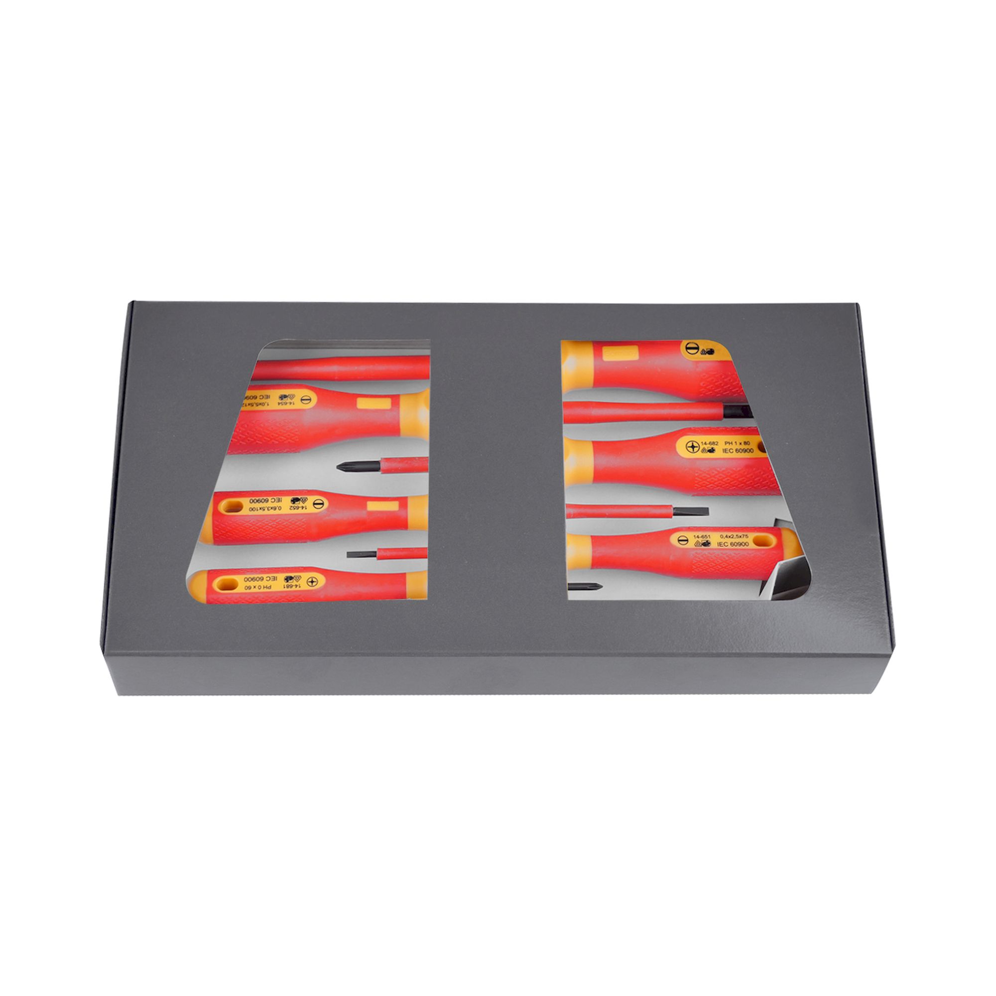 Bernstein 14-650-VDE. VDE Schraubendreher Satz 7-tlg