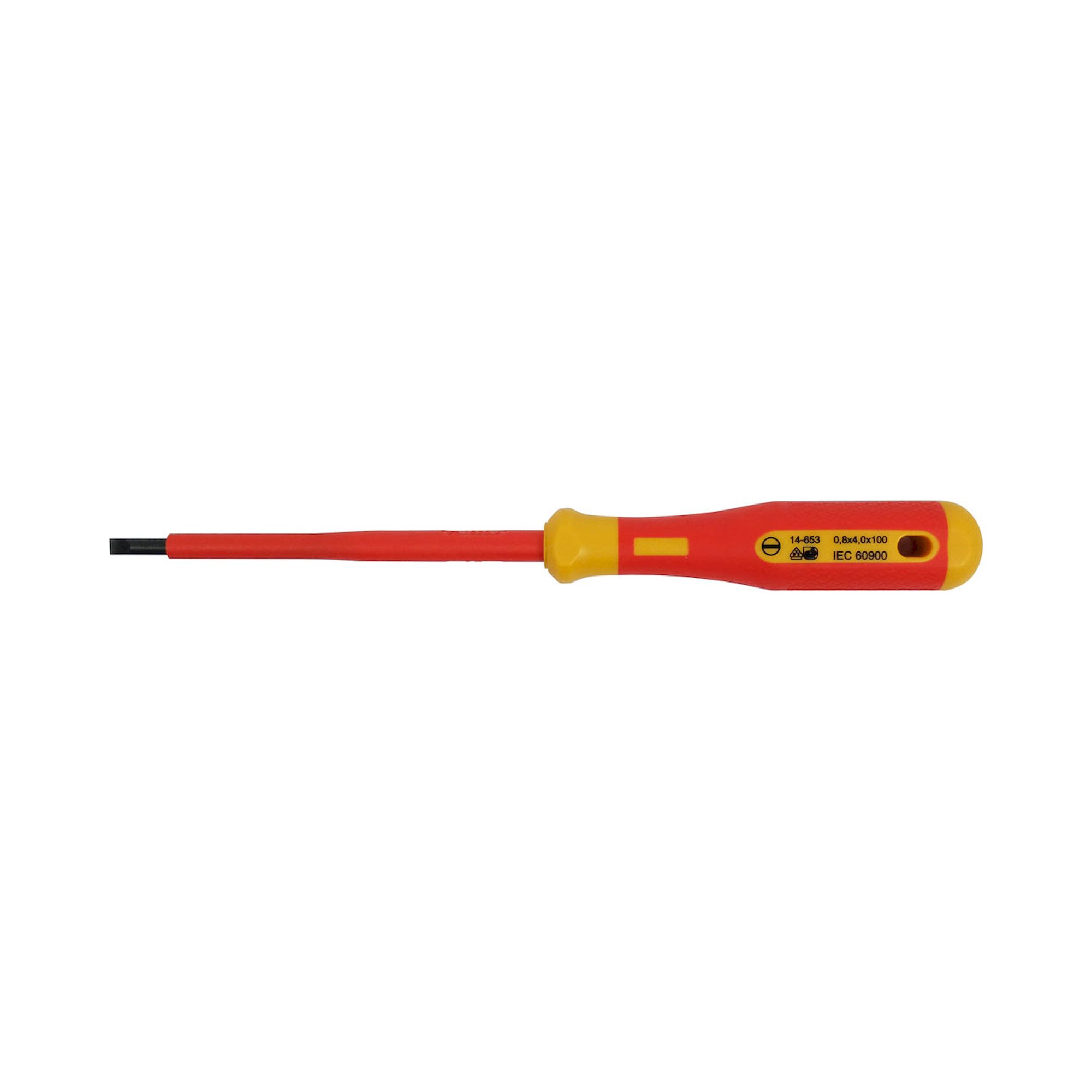 Bernstein 14-653-VDE. VDE screwdriver slot blade 4.0x100 mm