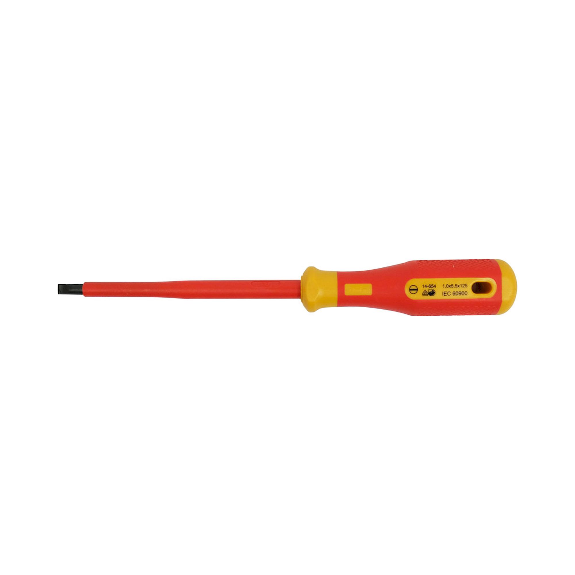 Bernstein 14-654-VDE. VDE screwdriver slot blade 5.5x125 mm