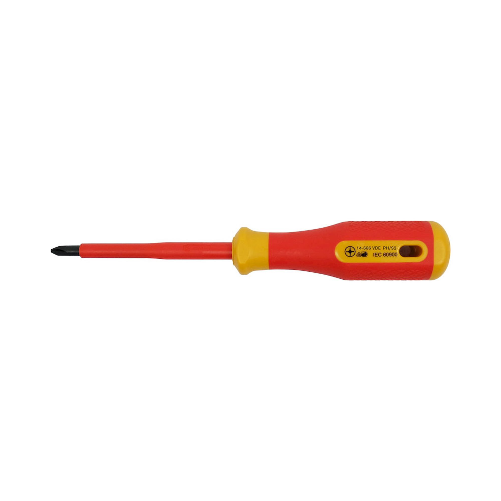 Bernstein 14-686-VDE. VDE combination screwdriver cross-recess PH/S2