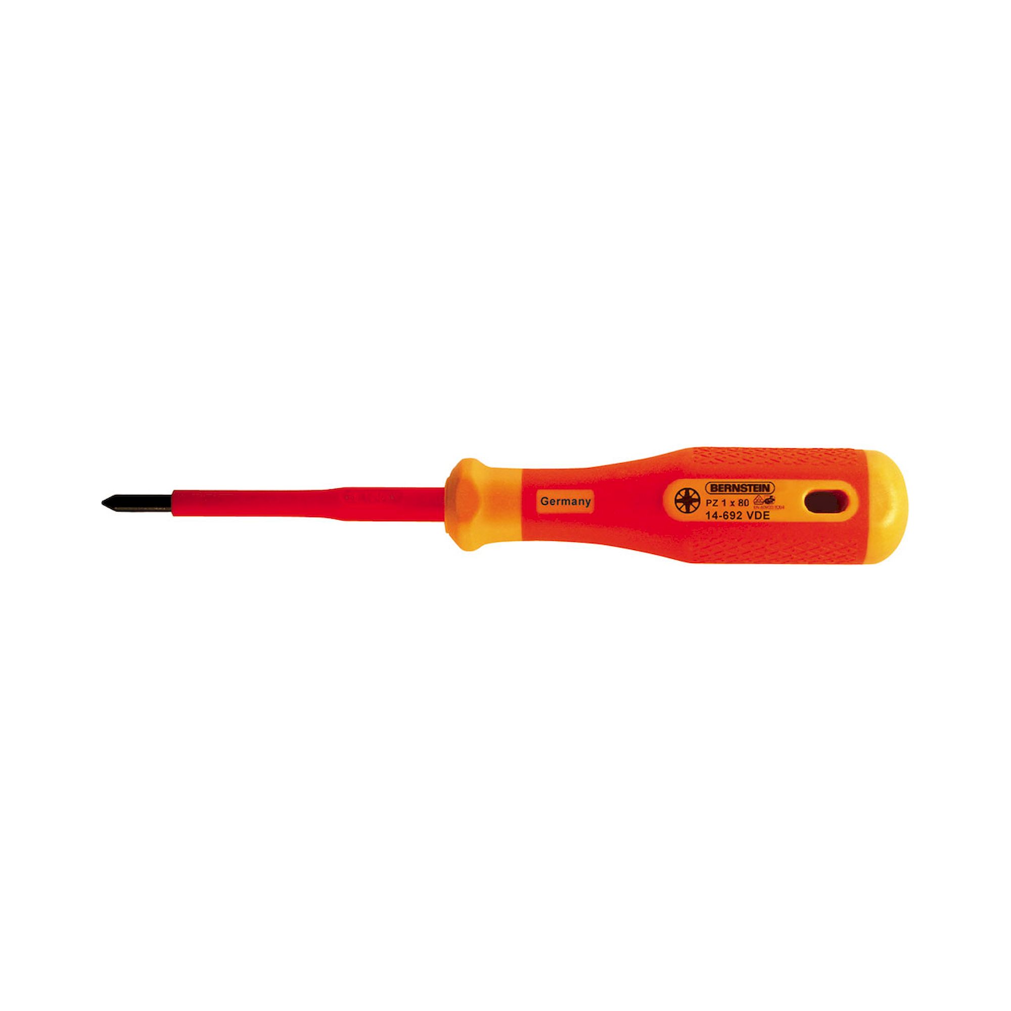 Bernstein 14-692-VDE. VDE screwdriver cross-recess PZ1 diam. 4.5 mm