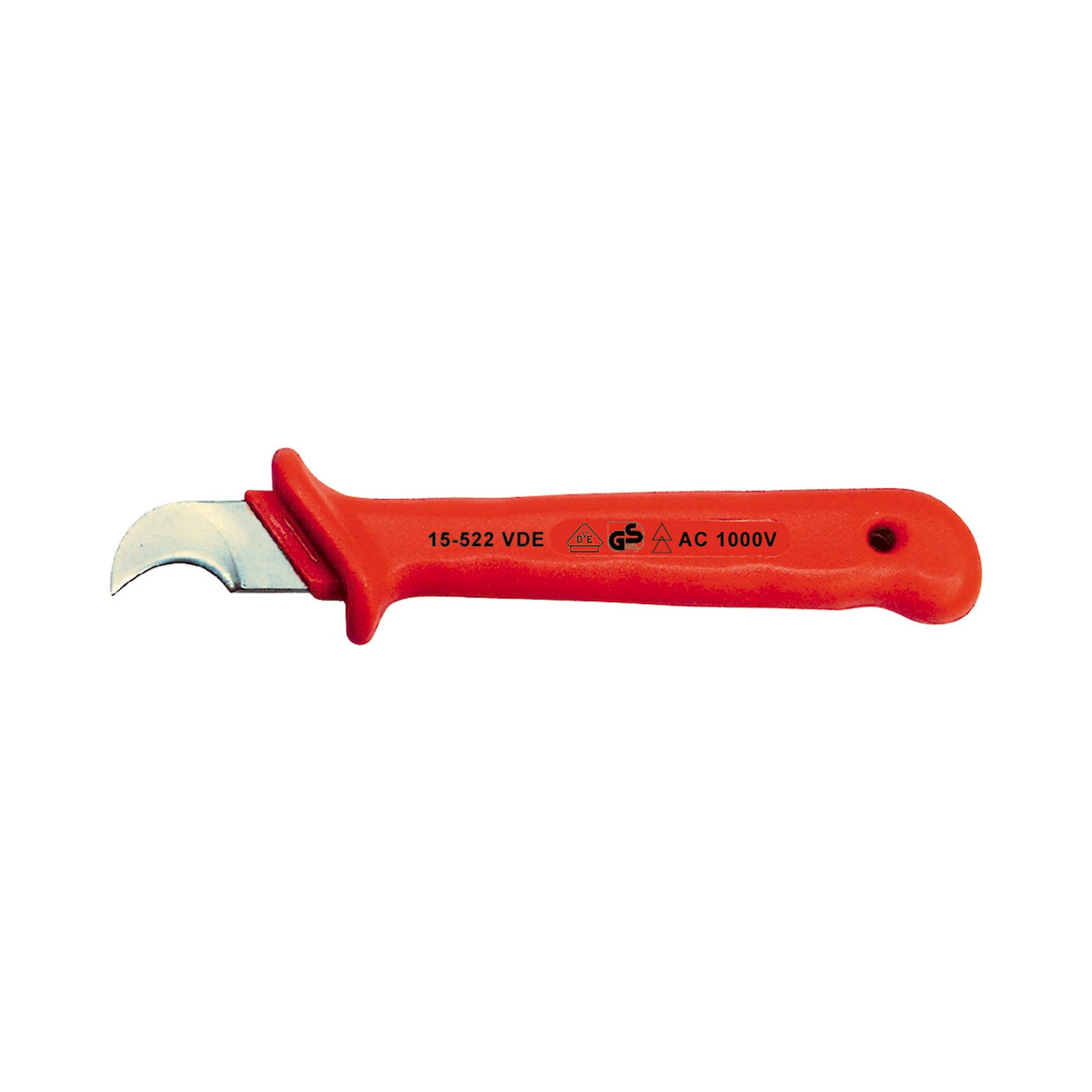 Bernstein 15-522-VDE. VDE cable dismanting knife with hook blade