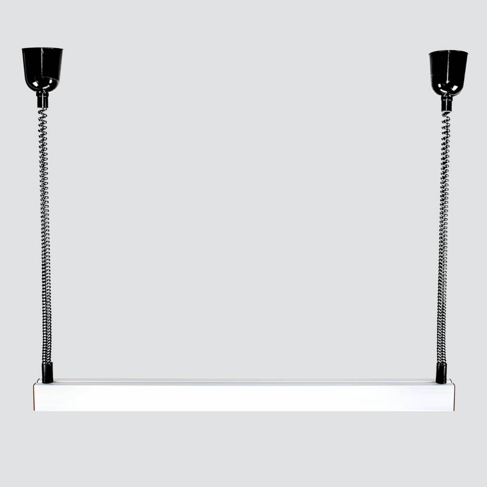 PROFILED luminaire à profilé LED 1200 mm 34W 5700K, suspension à enrouleur IP40 - LED2WORK 150814-05