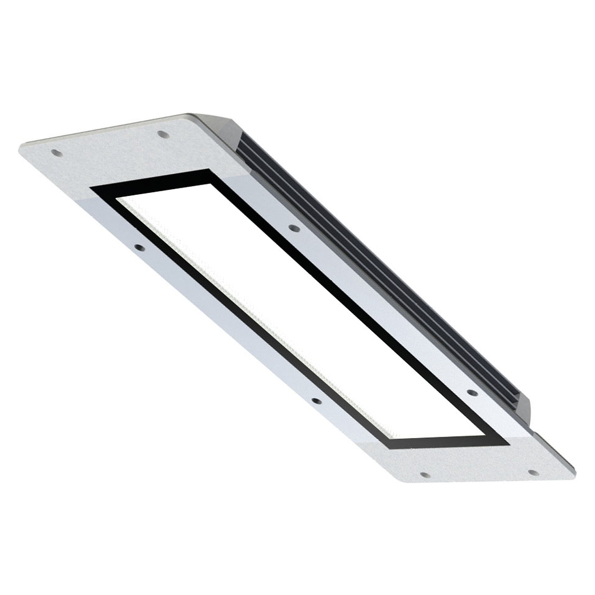 FIELDLED EVO encastré 280x96 mm éclairage de machine 19W, 100°, M12 frontal, IP67/IP69K - LED2WORK 153010-11