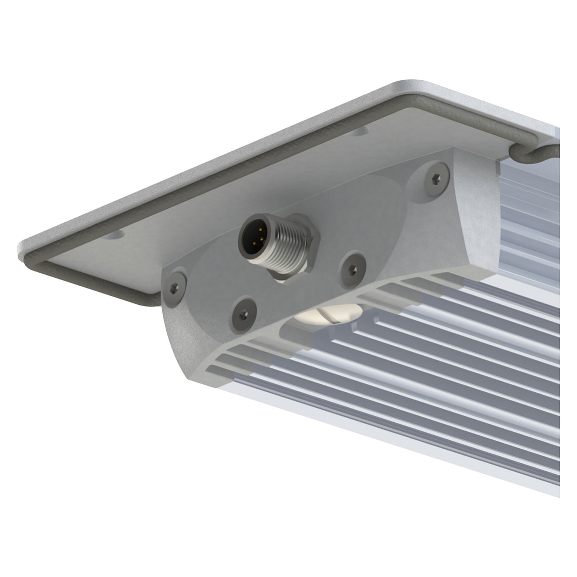 FIELDLED EVO recessed machine light 790x96 mm 58W IP69K front-side - LED2WORK 153210-11
