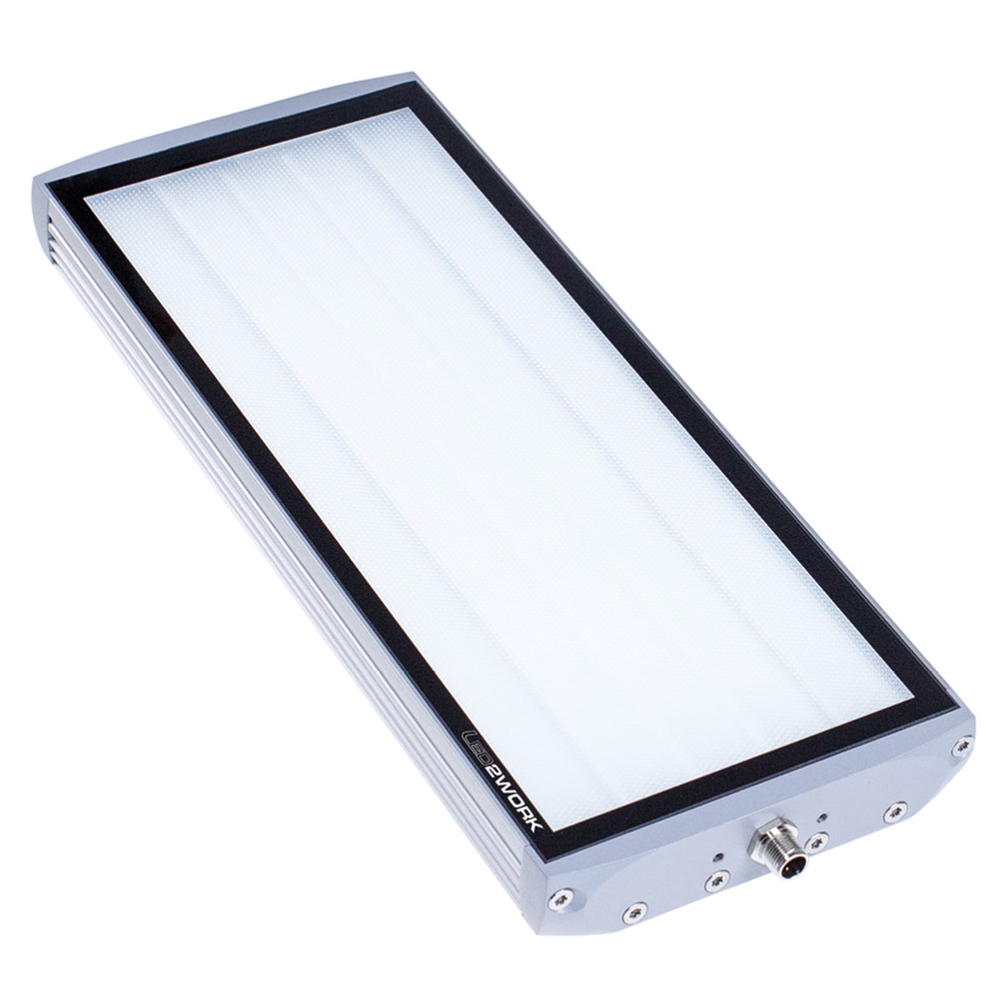FIELDLED EVO surface-mount machine light 370x150 mm 43W IP69K front-side - LED2WORK 153410-01