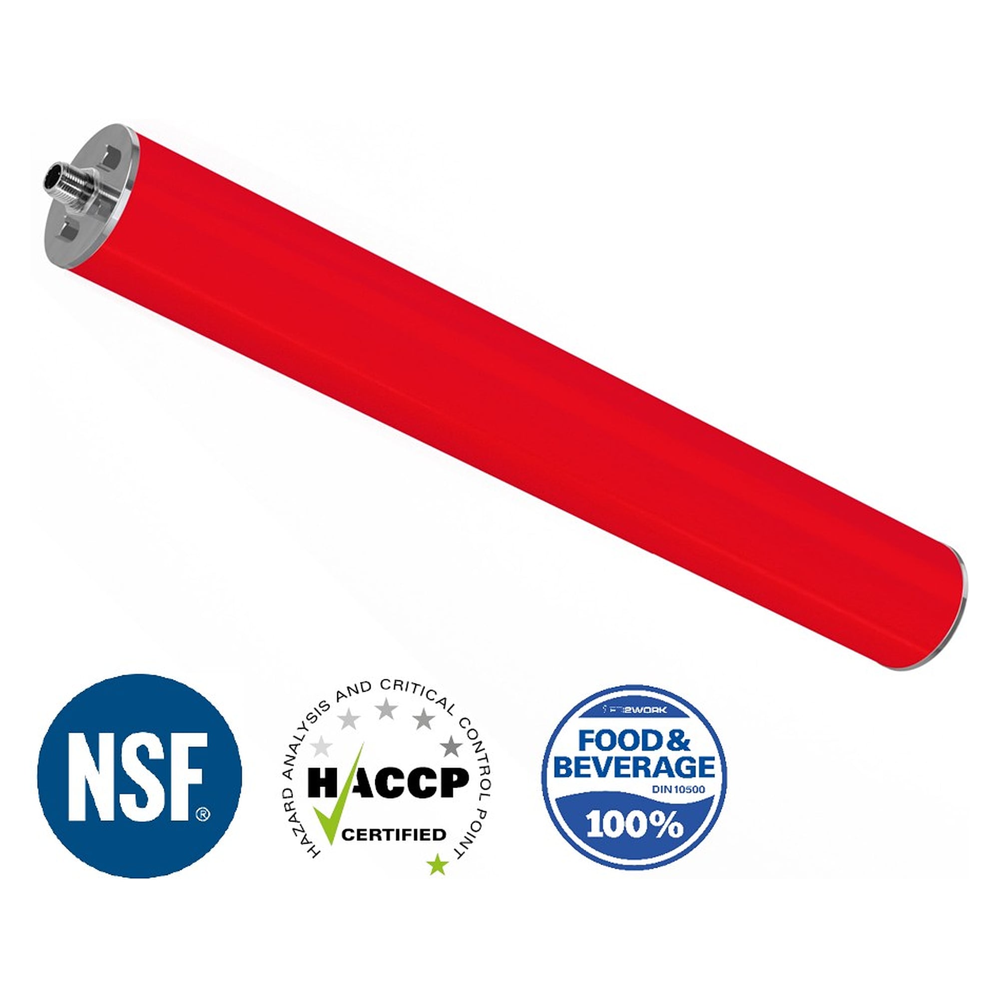 Tube LED INROLED 50 CleanPro RGB-W 565 mm, IP69K, 24 V DC - LED2WORK 158290-01