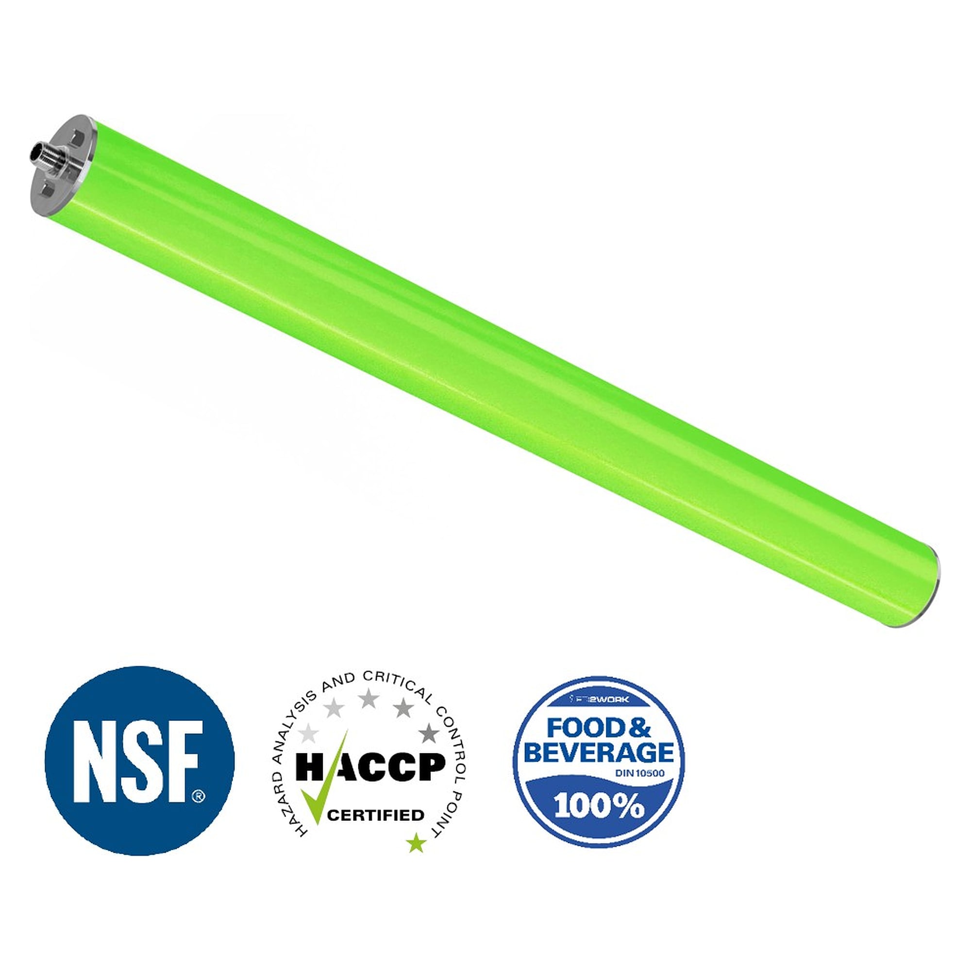 INROLED 50 CleanPro RGB-W LED tube light 1065 mm, IP69K, 24 V DC - LED2WORK 158490-01