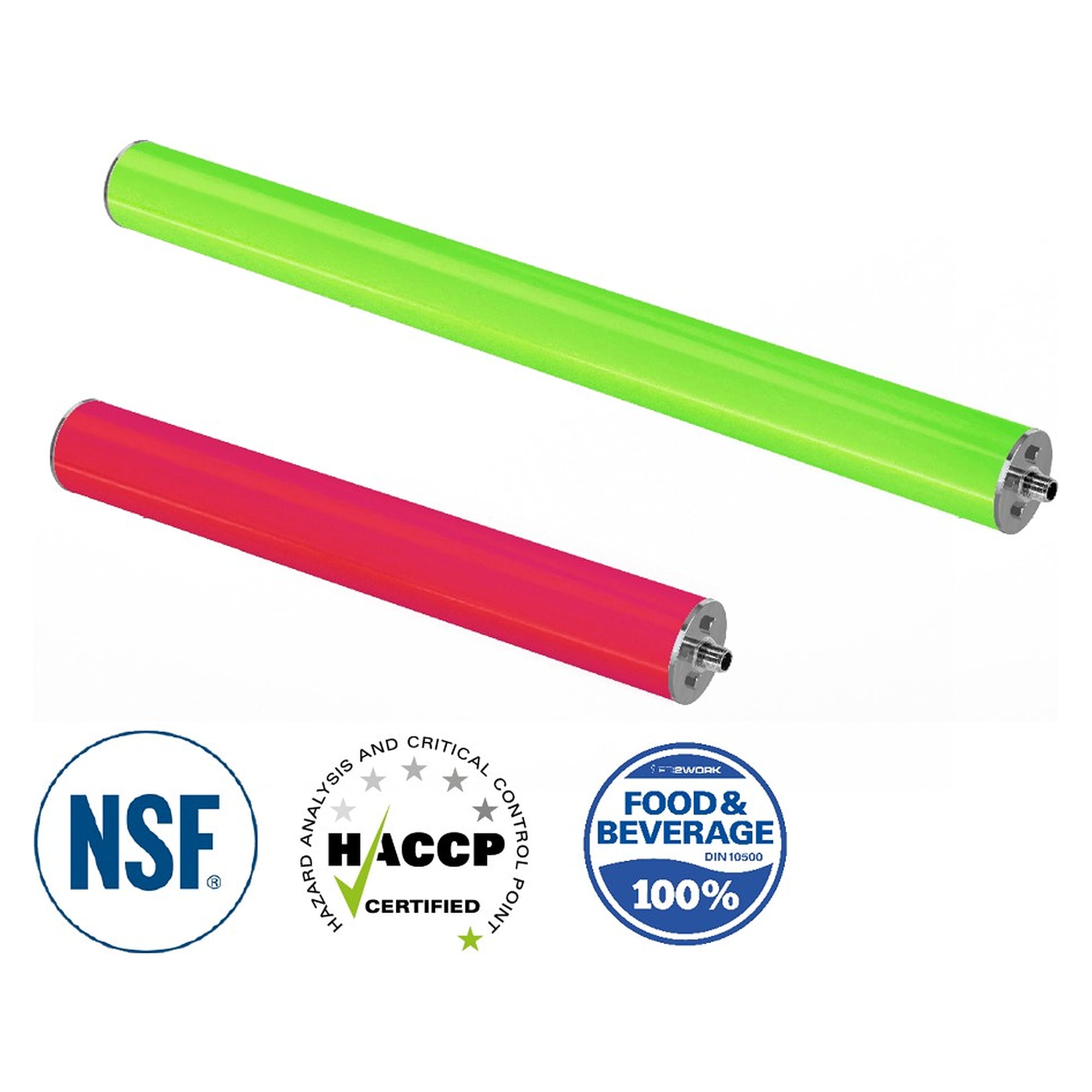 Tube LED INROLED 50 CleanPro RGB-W 1065 mm, IP69K, 24 V DC - LED2WORK 158490-01