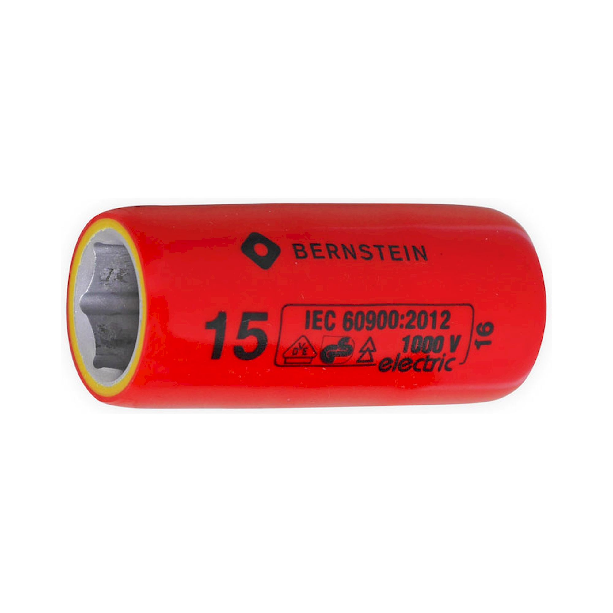 Bernstein 16-446-VDE. VDE Steckschlüsseleinsatz 1/2 Zoll 15,0 mm